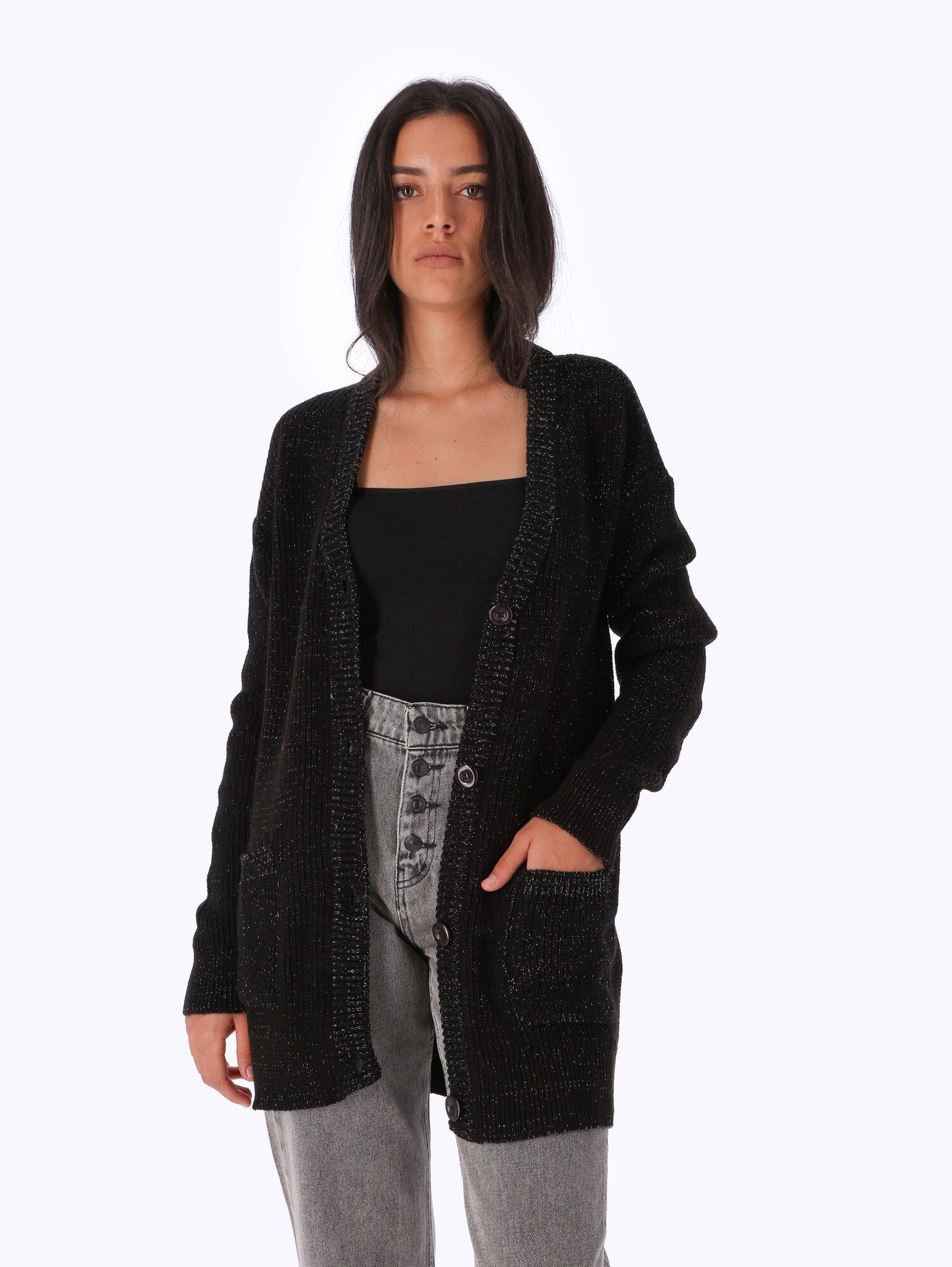 Cardigan - Long Sleeves Oversized