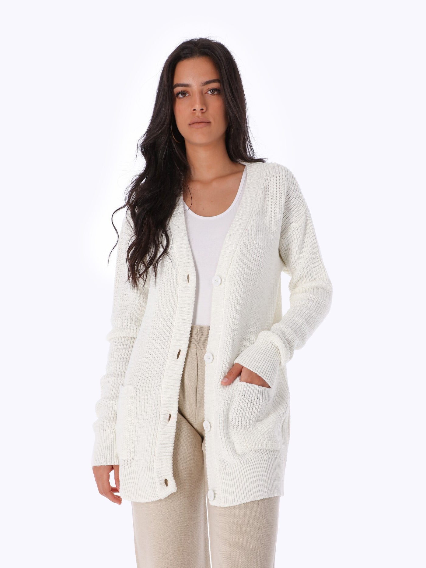 Cardigan - Long Sleeves Oversized