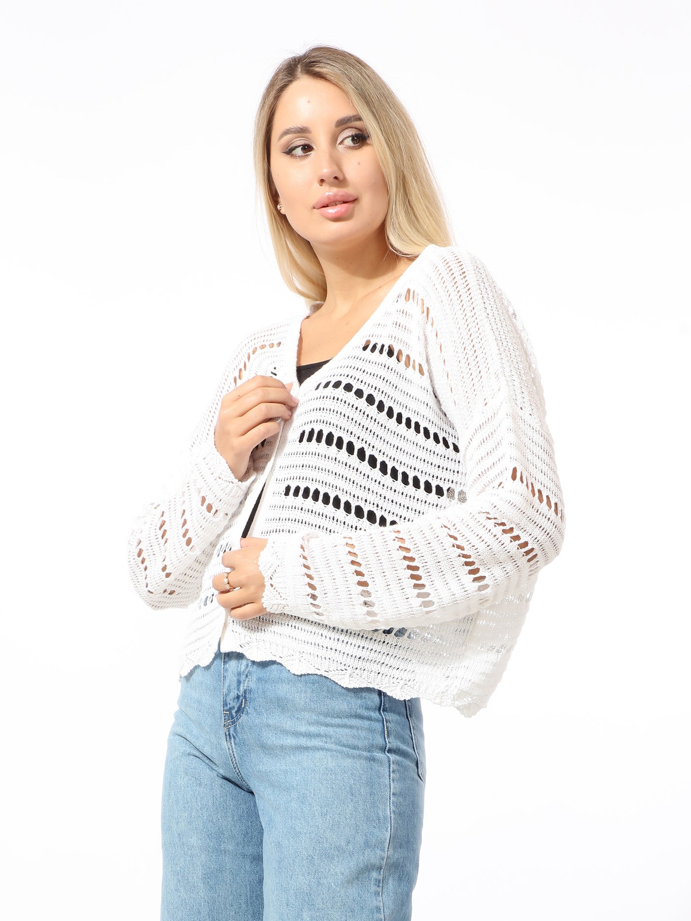 Cardigan - Perforated