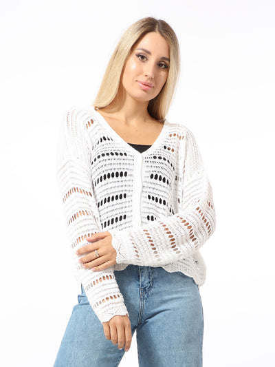 Cardigan - Perforated