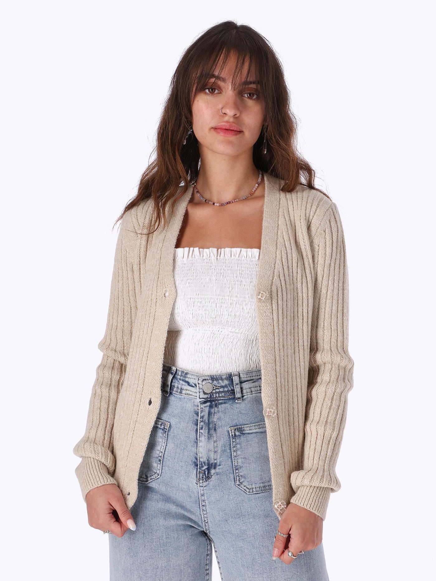 Cardigan - Ribbed