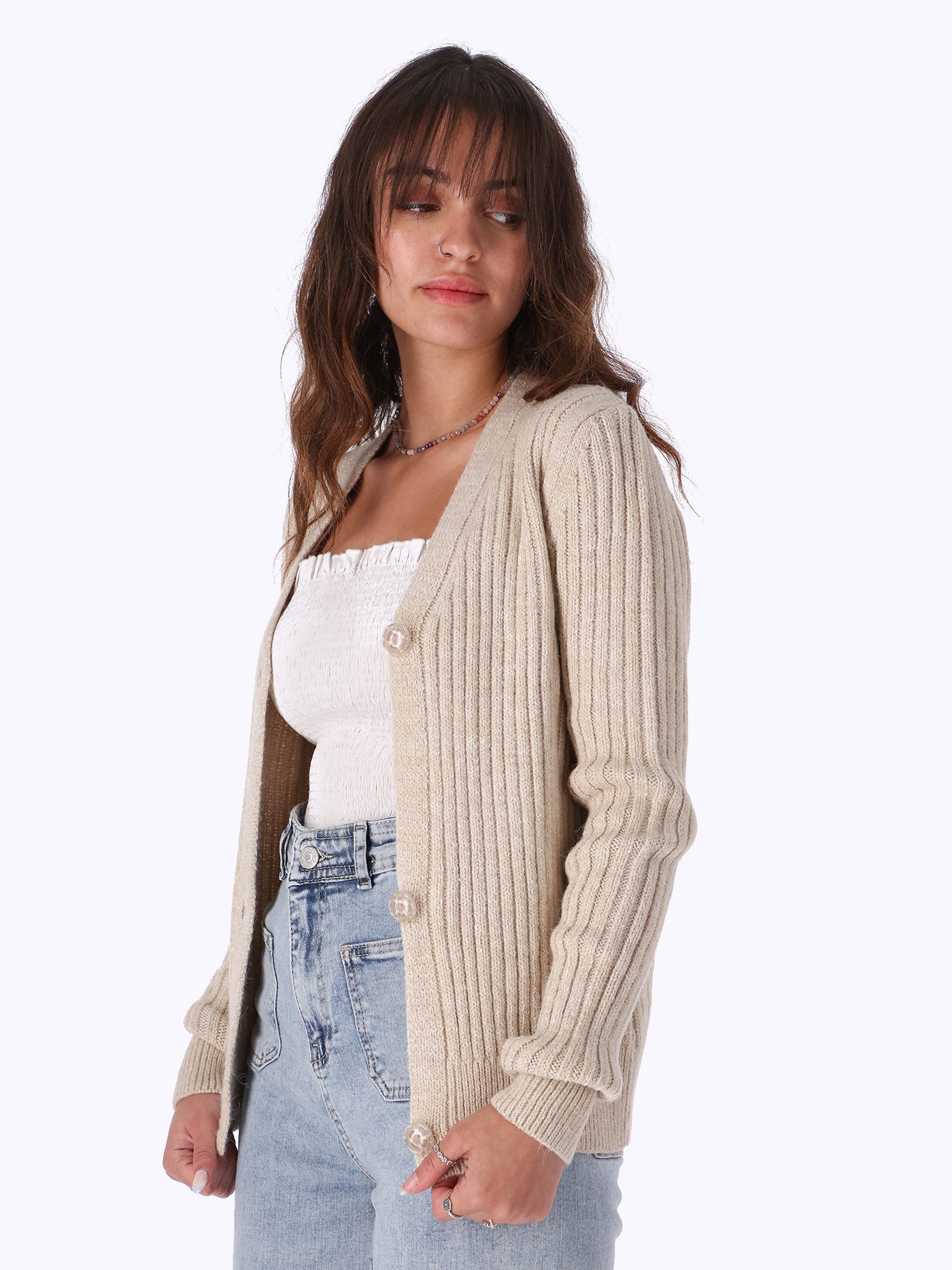 Cardigan - Ribbed