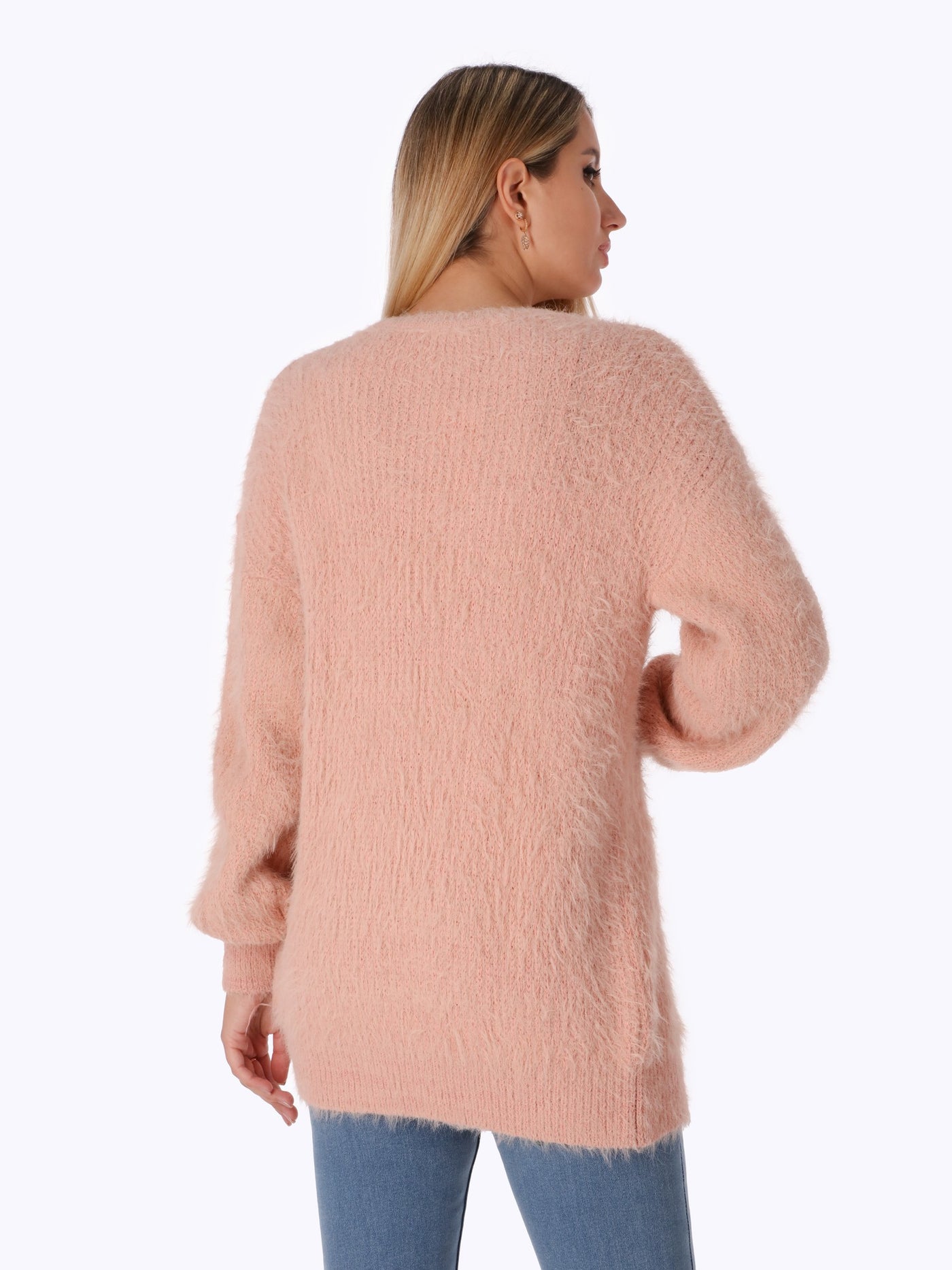 Fur Cardigan - Open Front