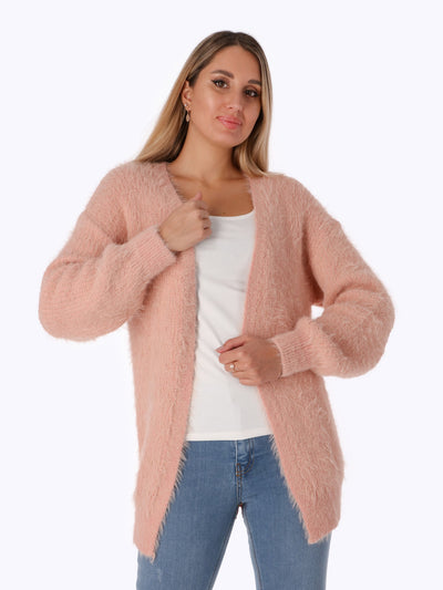 Fur Cardigan - Open Front