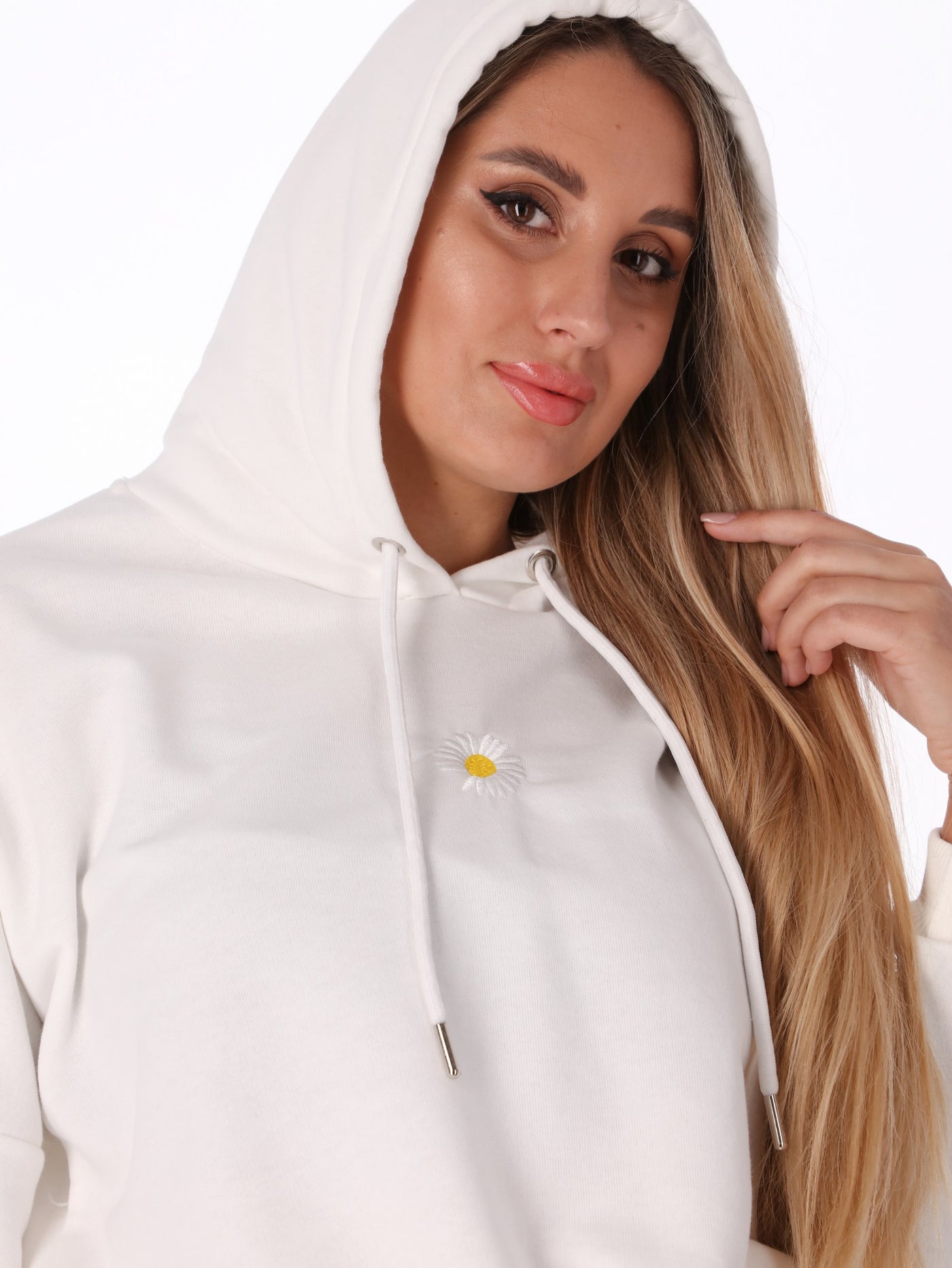 Hoodie - Cropped - Front Embroidery