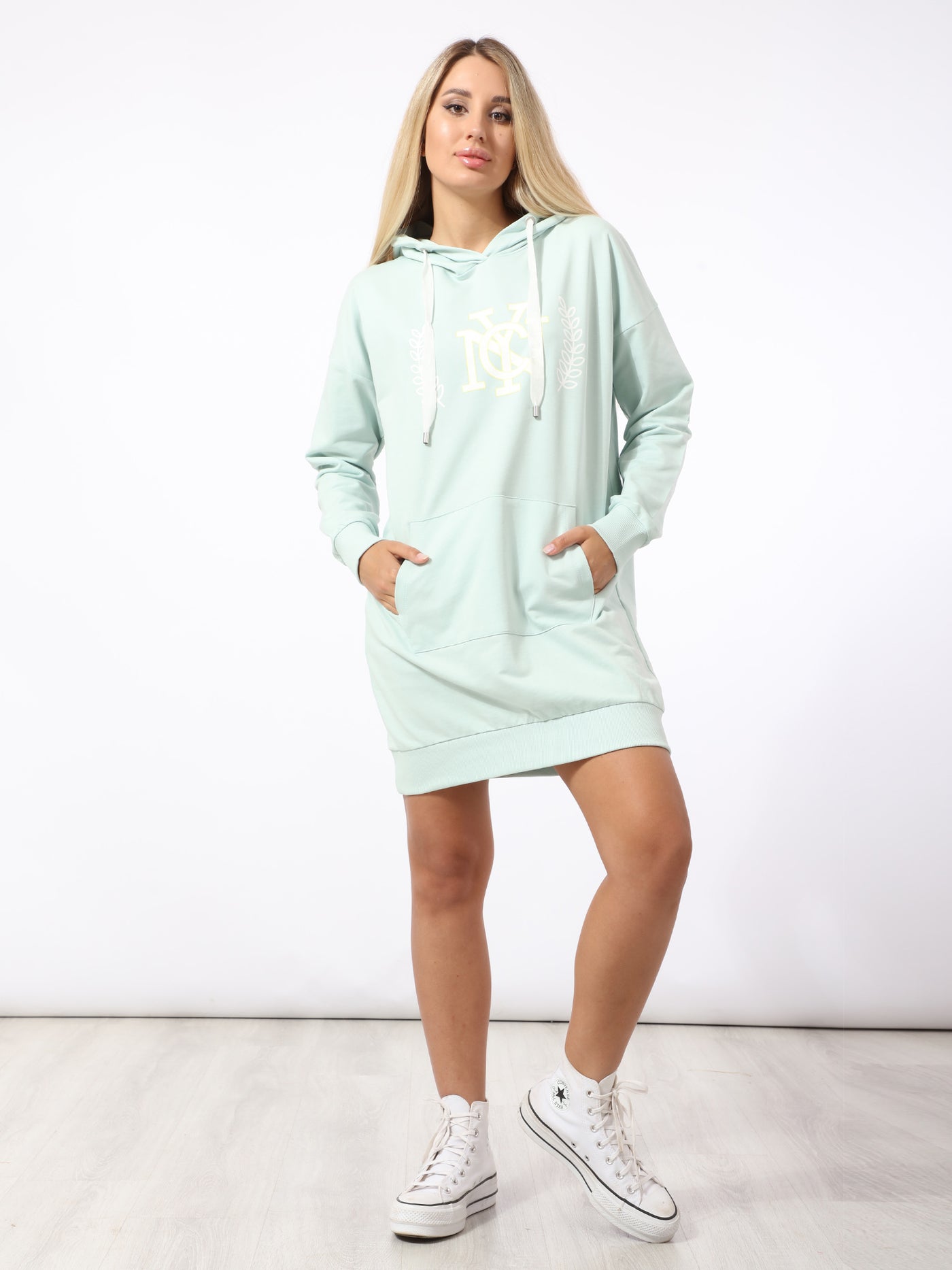 Hoodie Dress - Front Print