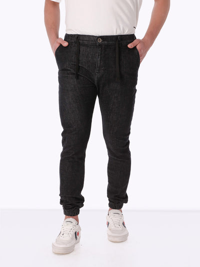 Jeans - Cuffed Hems - Elasticated Waistband