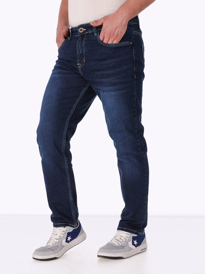 Jeans - Washed Effect - 5 Pocket Design