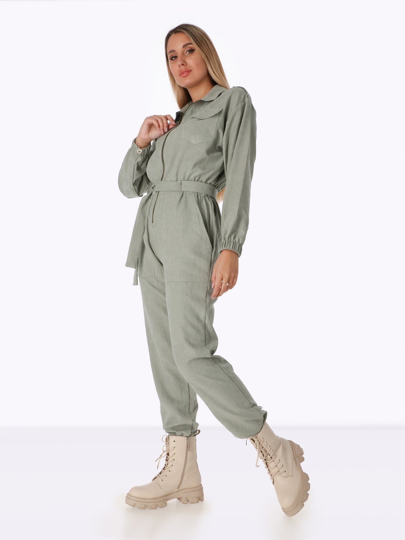 Jumpsuit - Front Zipper