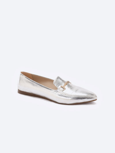 Loafer Shoes - Metallic