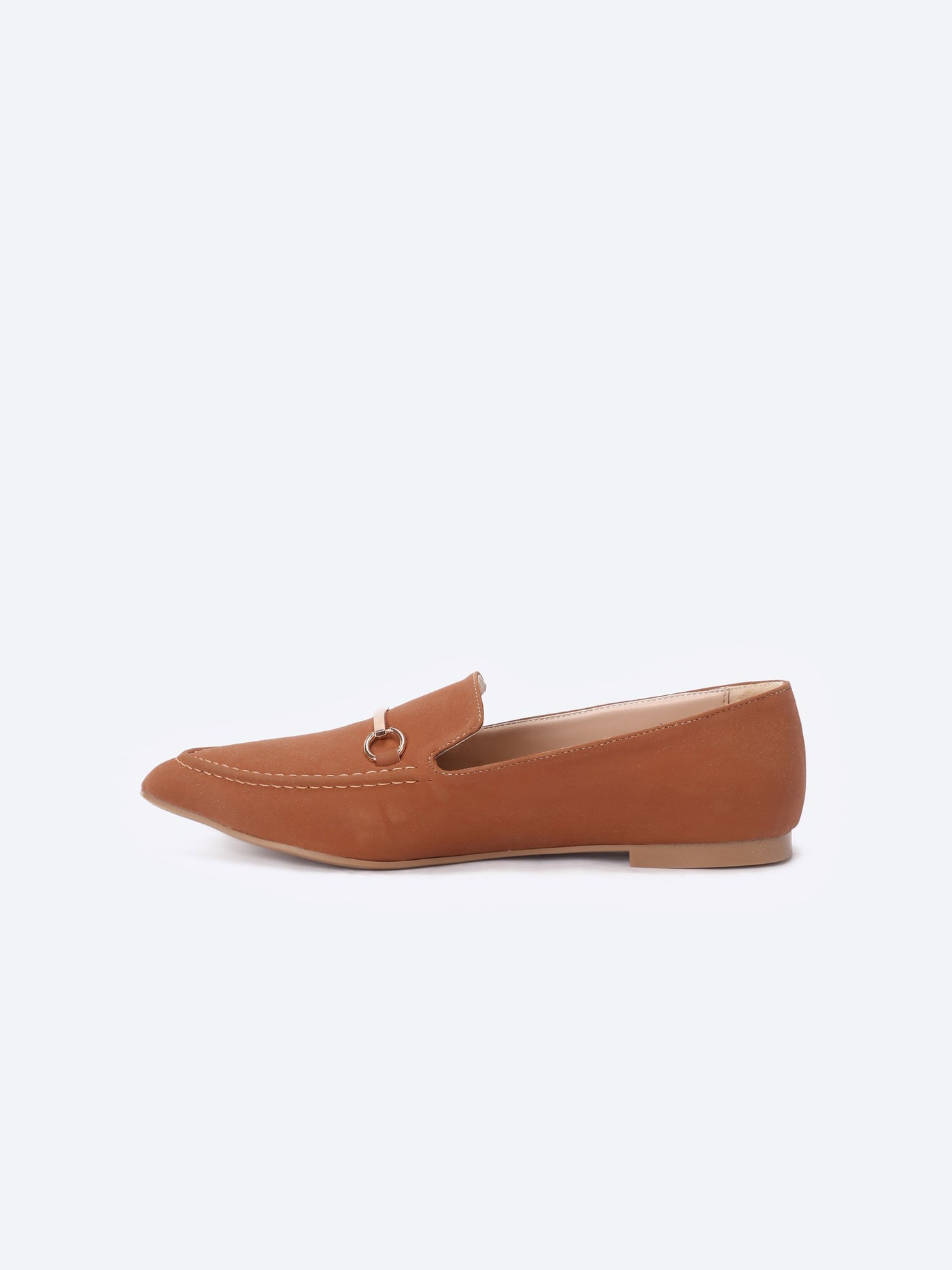 Loafer Shoes - Pointed Toe - Horsebit Detail