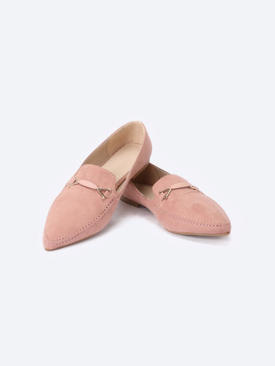 Loafers - Pointed Toe - Metal Detail