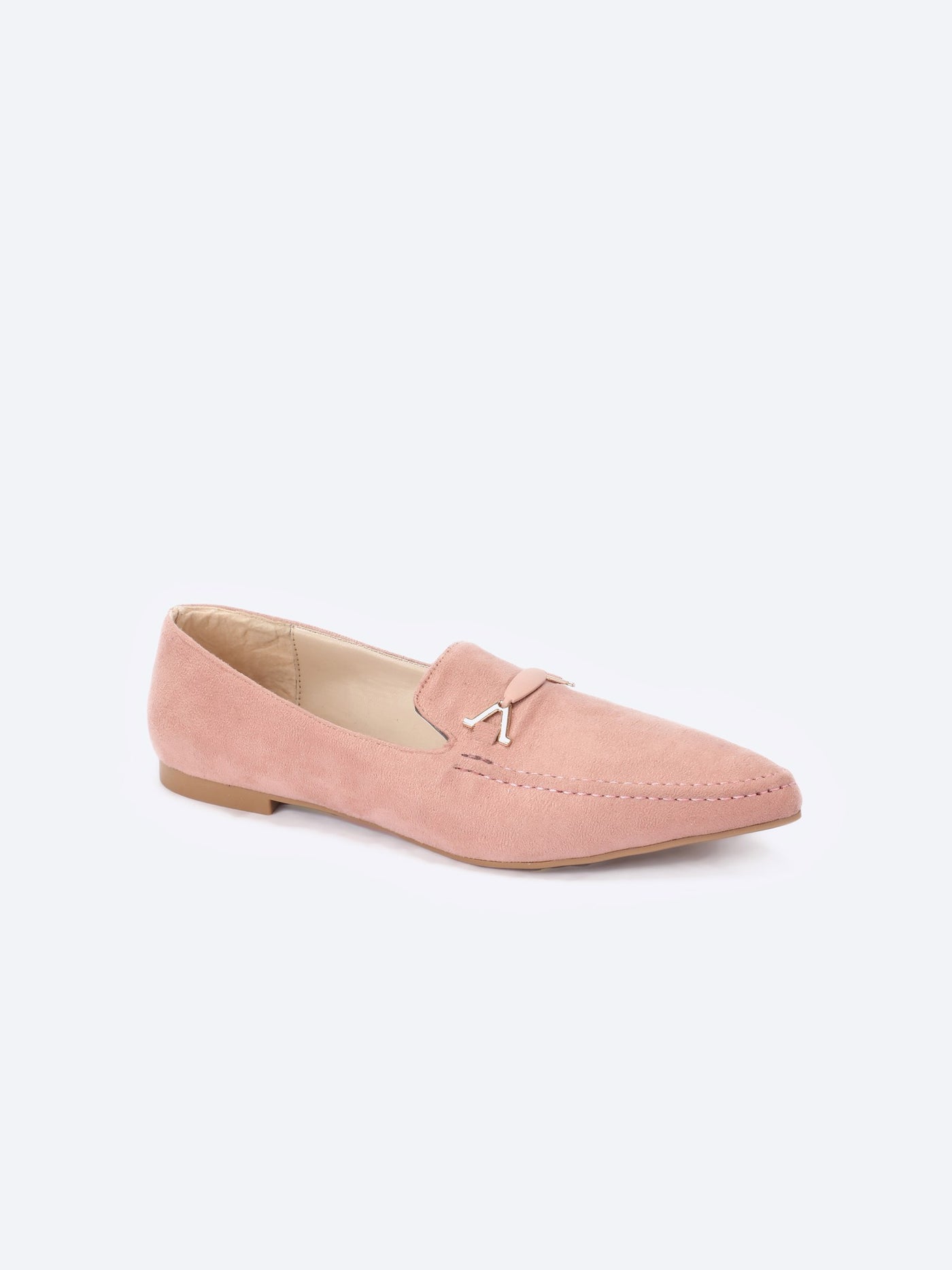 Loafers - Pointed Toe - Metal Detail