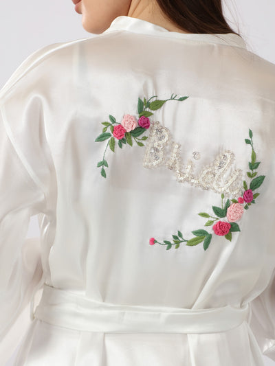 Robe - Sequin Embellishment - Bridal