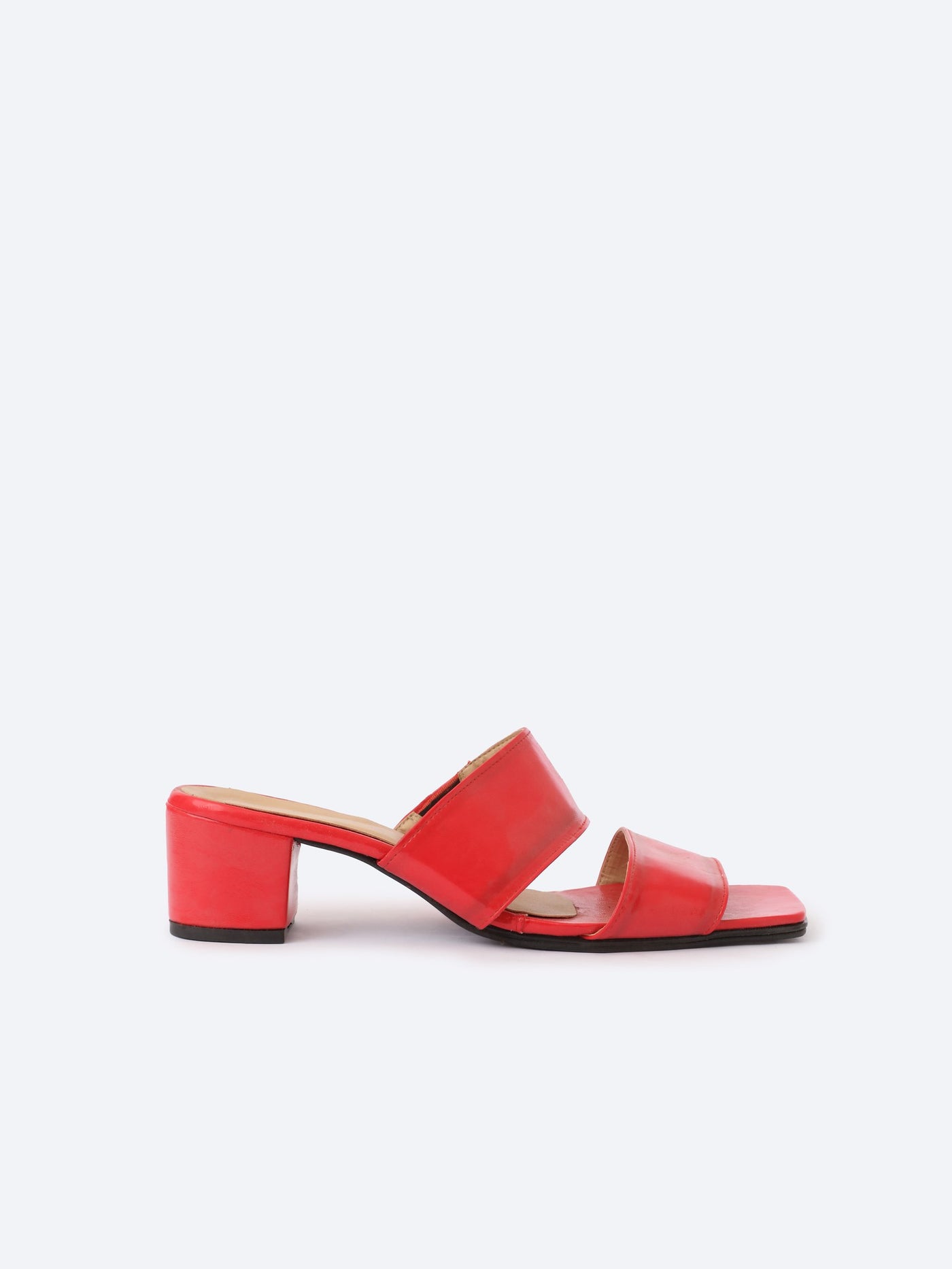 Sandals - Block Heels - Double Strap