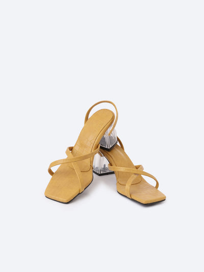 Sandals - Strappy - Block Heels