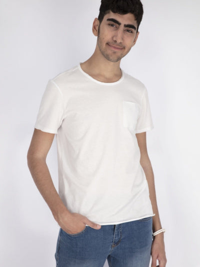 OR T-Shirts Chest Pocket V-Neck Solid T-Shirt