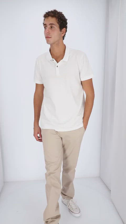 Basic Polo Shirt with Regular Fit Cut